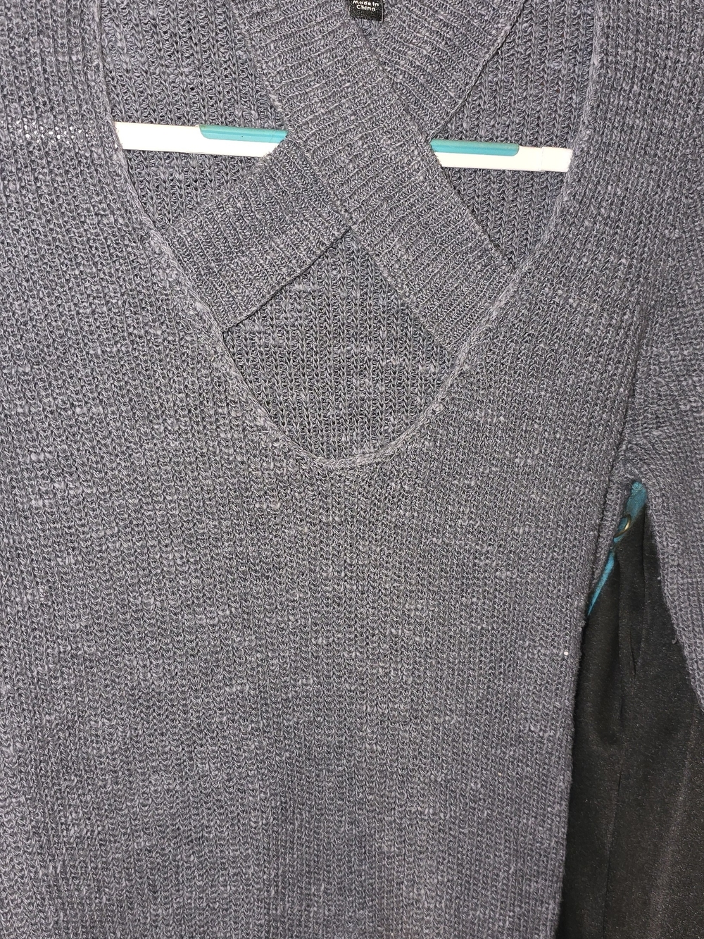 torrid Gray Crisscross V-Neck Knit Sweater